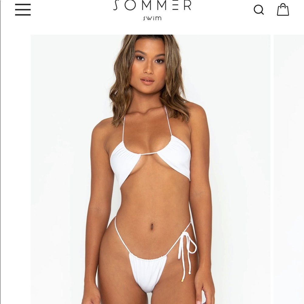 SOMMER SWIM
NAOMI BIANCO - TIE SIDE BIKINI BOTTOMS